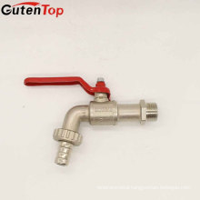 Gutentop Draw off water valve with hose union, lever and gland seal, Brass bibcock for water